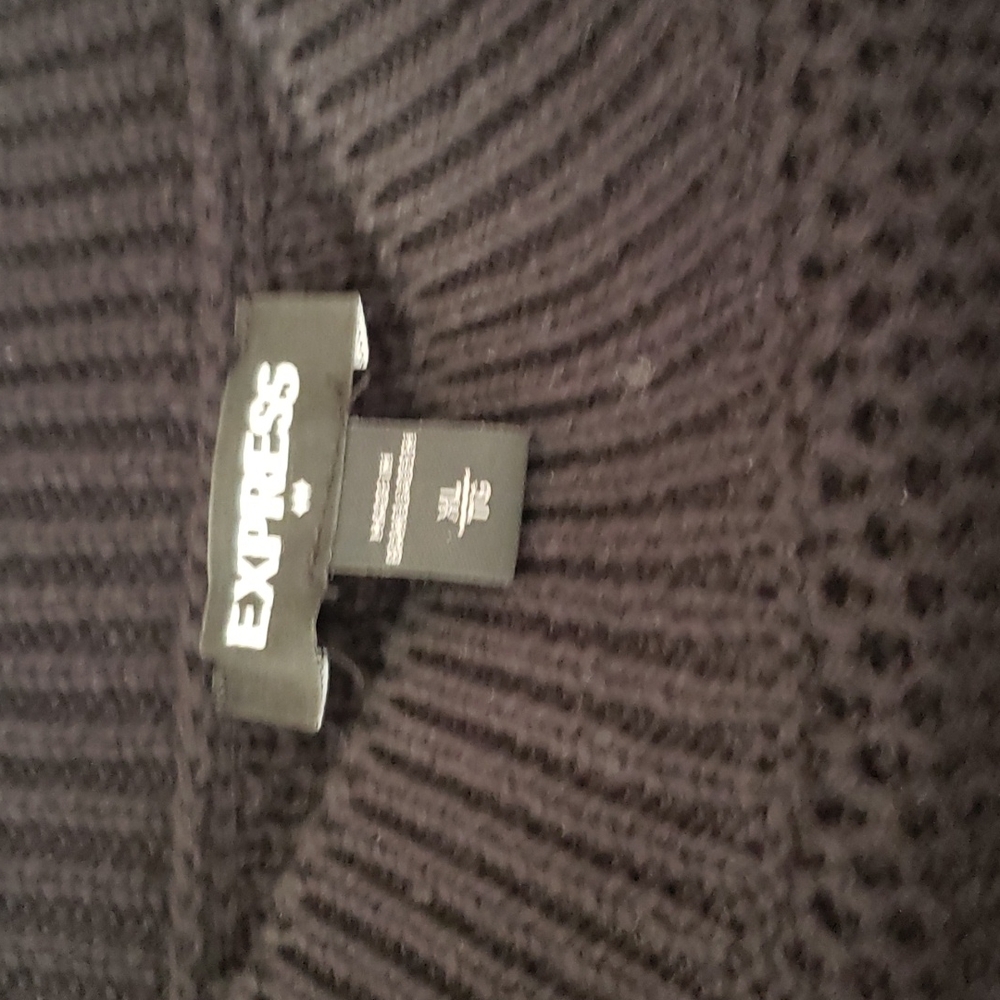 NWOT EXPRESS Black sweater - Picture 3 of 3